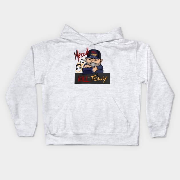 Brian Redban From Kill Tony Illustration (Navy Blue) Kids Hoodie by Ina